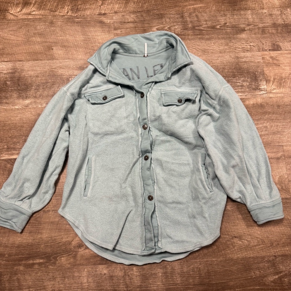 Free People Ruby Shacket Jacket Size Large - image 2